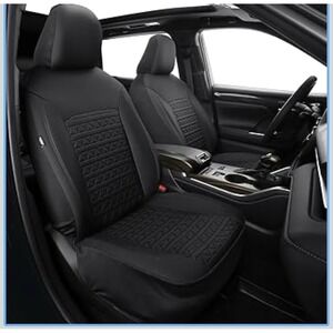 Honda Front Seat Covers for Civic&Accord Sedan 2pc Seat Cover Black